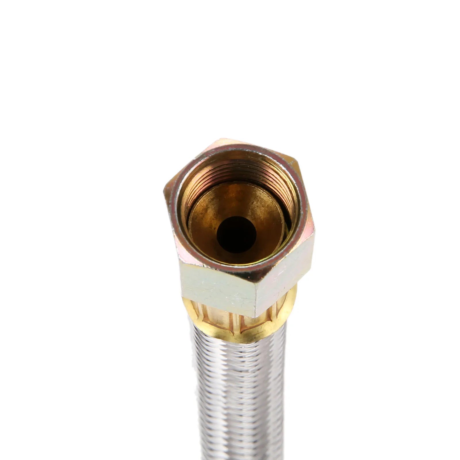 1set 16Ft Stainless Steel Braided BBQ Grill Extension Propane Hose 3/8 Female Flare Threads Gas Nuts Line Pipe Thread Tape