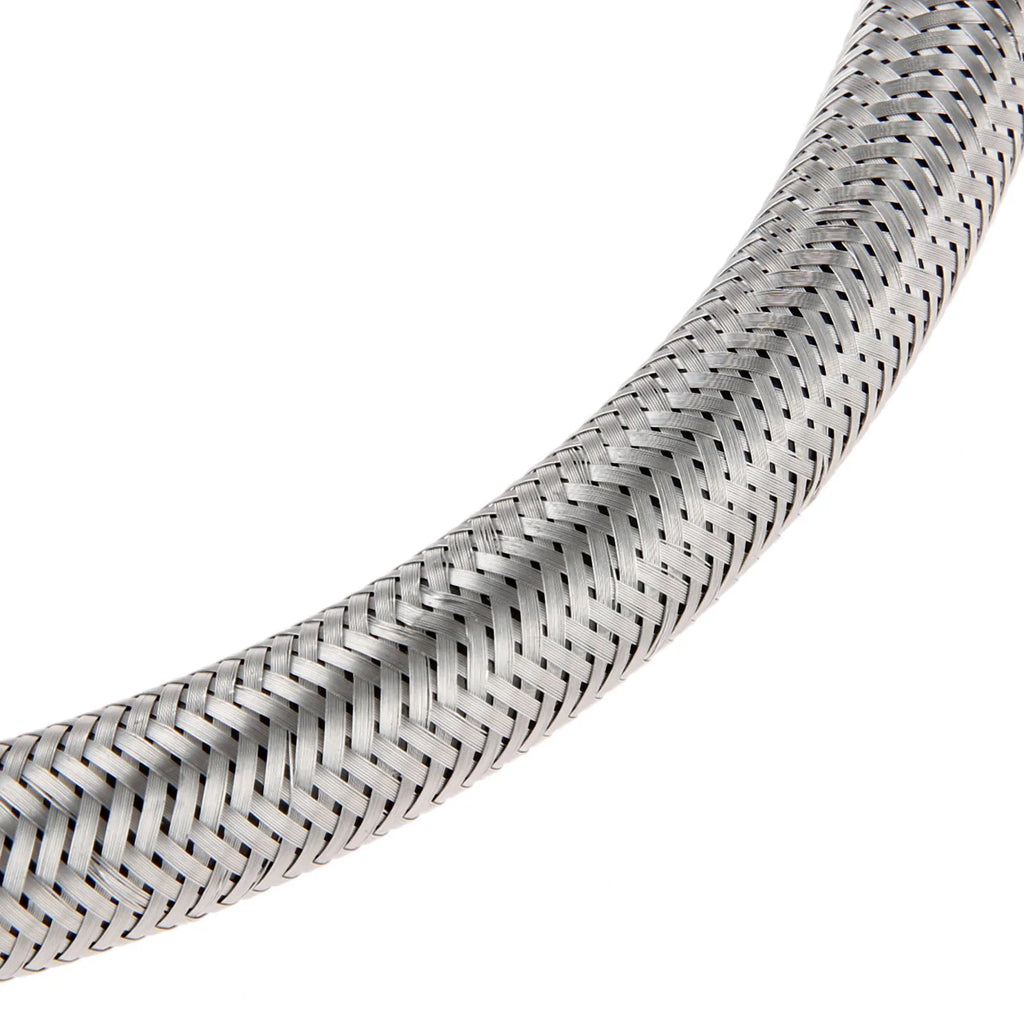 Propane Grill Y-Splitter Extension Adapter Braided Hose Length 15 with 3/8" Flare Connection with Gas Line Pipe Thread Tape Kit