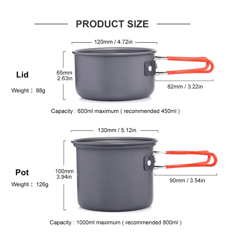 Ultralight Camping Utensil Set