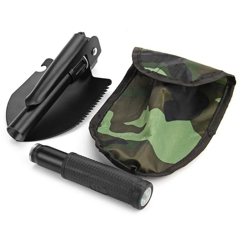 Engineer Shovel Military Shovel Outdoor Multifu Outdoor Camping Shovel Outdoor Equipment Survival Engineer Shovel With Compass
