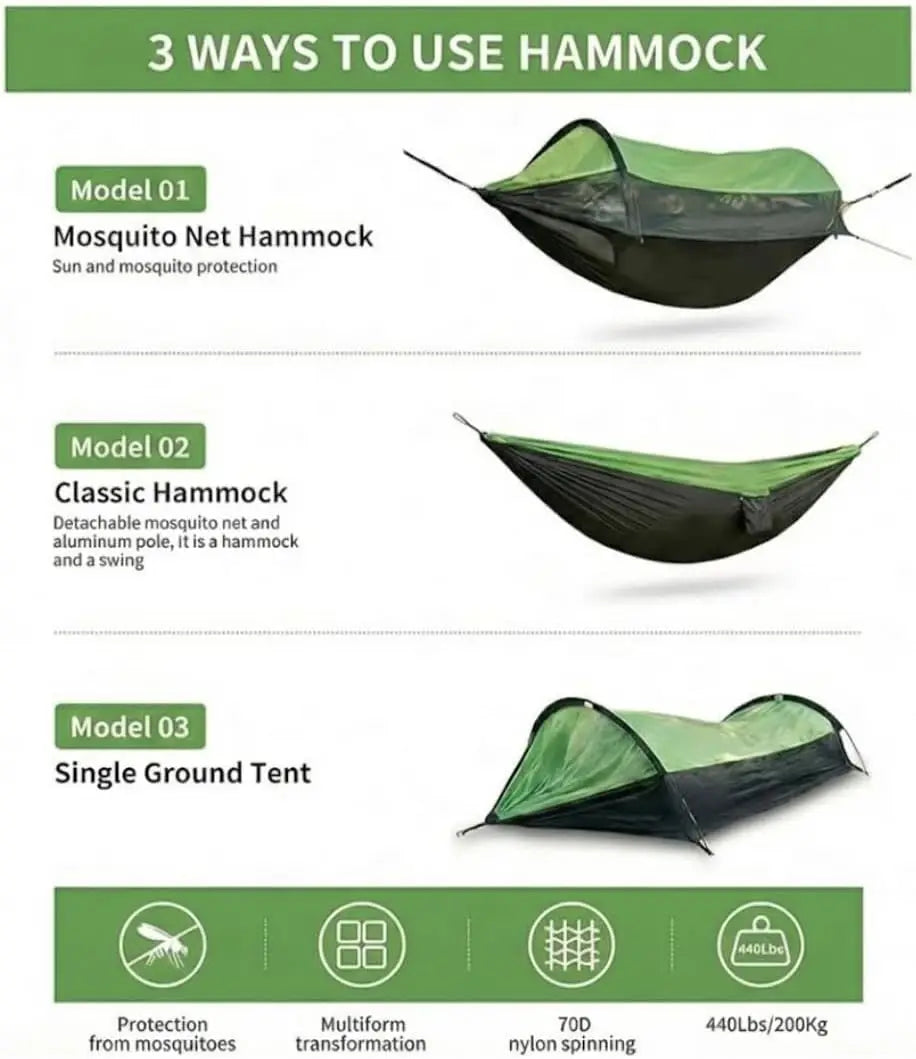Waterproof Hammock Tent with Net