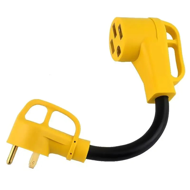 RV Generator Pigtail Adapter 30A TT-30P to 50A 14-50R, 1 FT Heavy Duty Camper Power Connector for Level 2 EV Charger