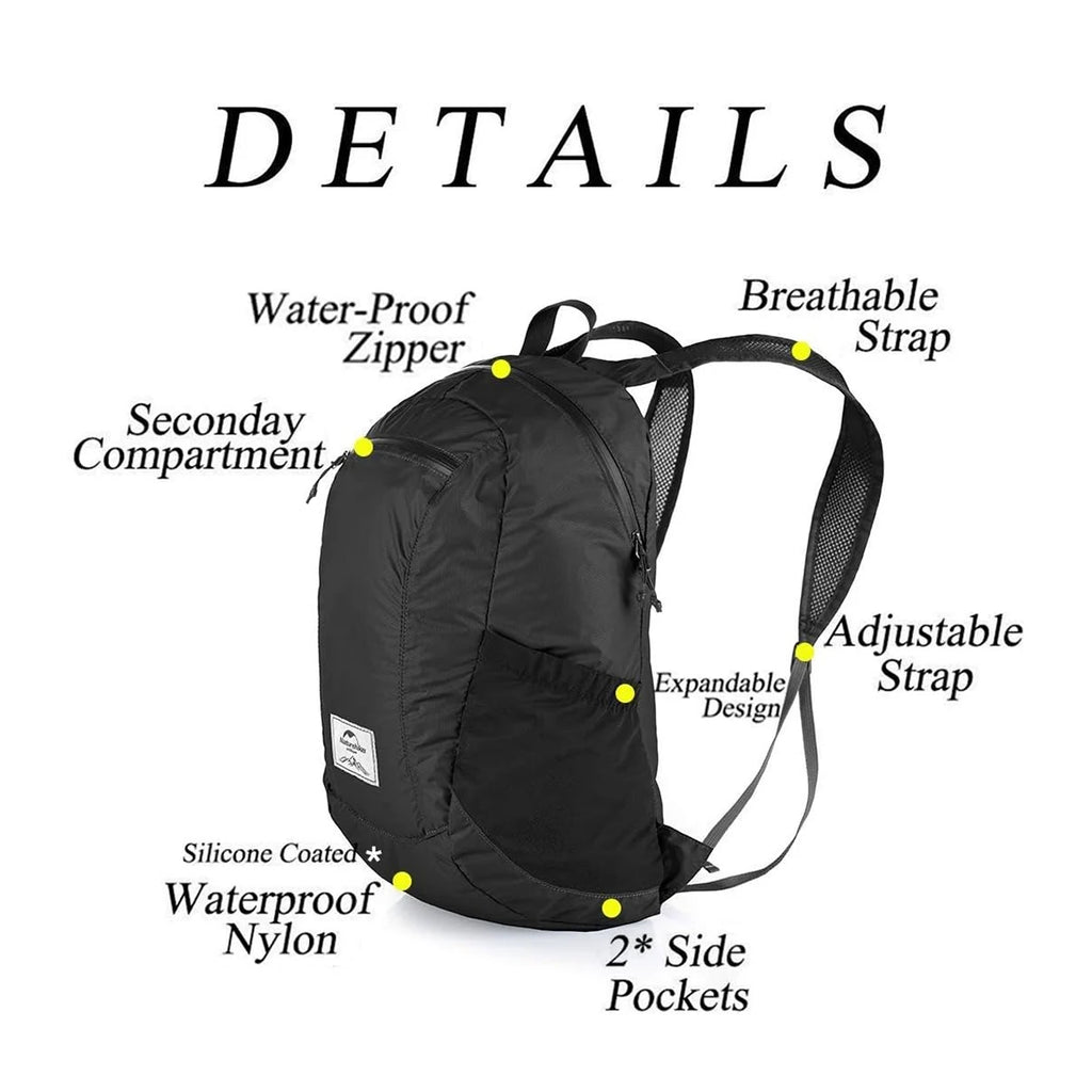 Naturehike 18L Folding Waterproof Backpack