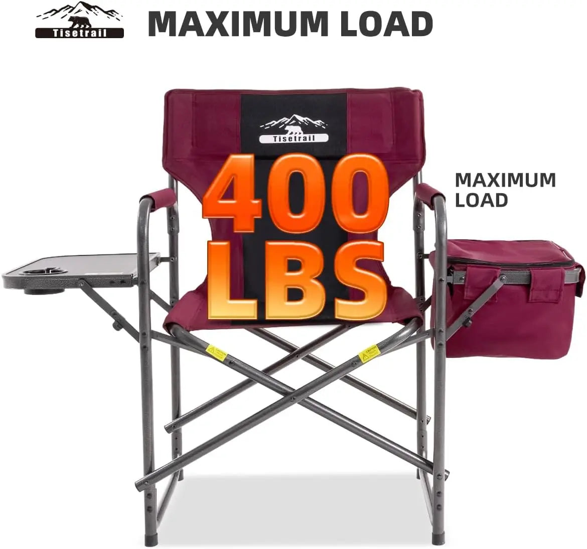 Director’s Chair with Cooler & Tray