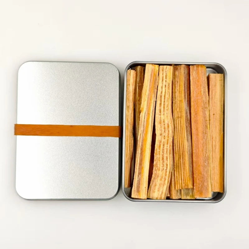 Fatwood Ferro Rod Fire Starter Kit Portable Tinder Box Survival Camping Emergency Outdoor Ignition Tool Set