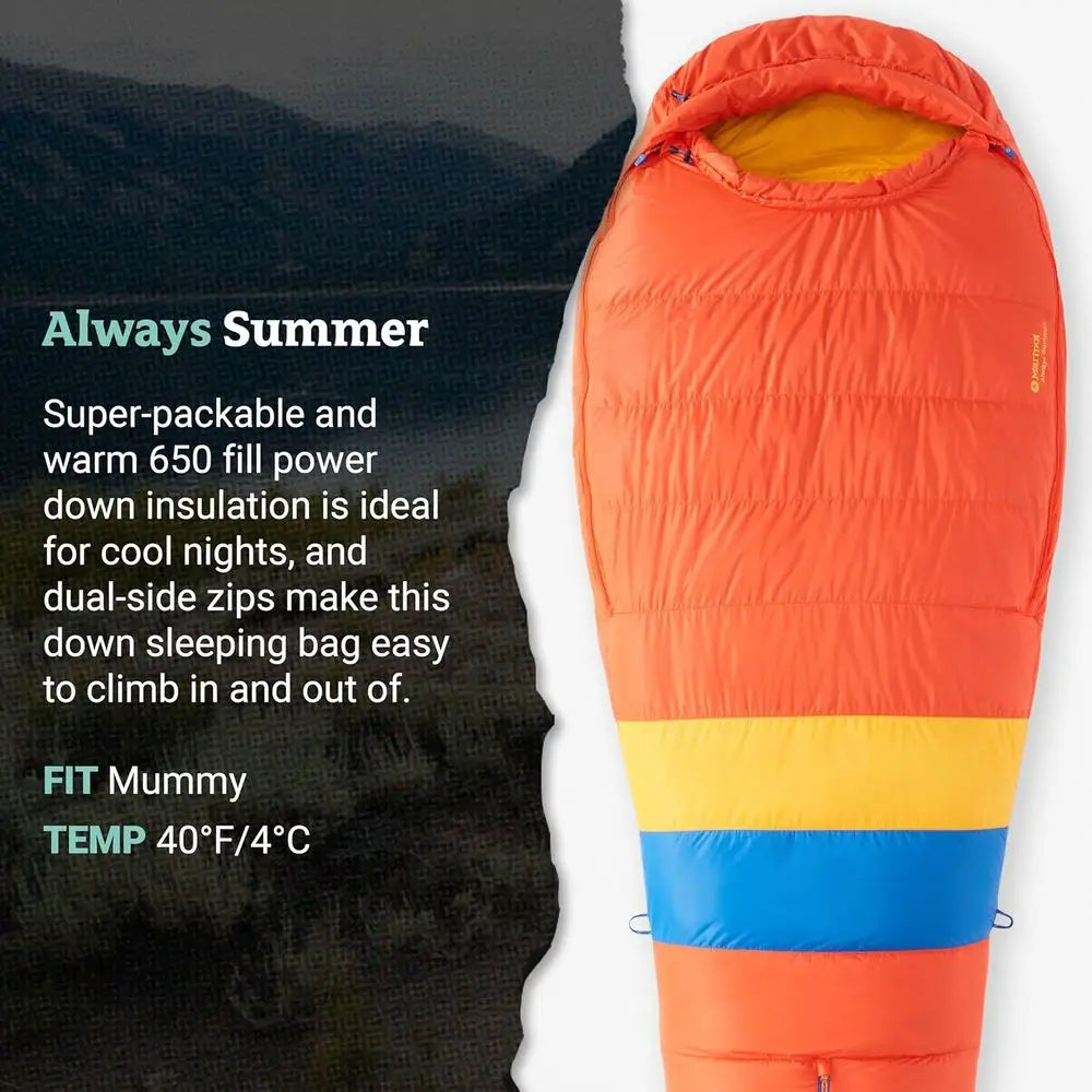 Men’s Summer 40° Down Sleeping Bag