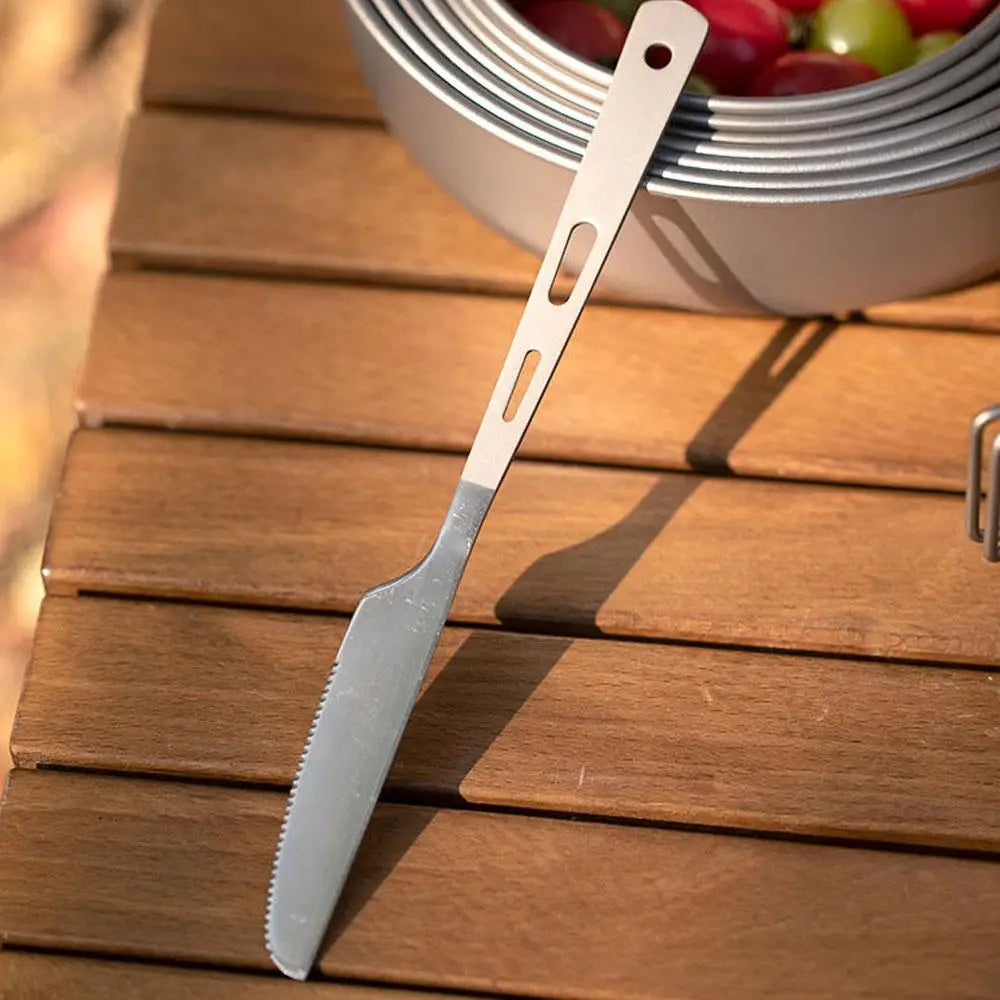 Travel Camping Utensils Set Lightweight Outdoor Survival Cutlery Spoon Knife Fork Chopsticks Durable Hiking Tableware