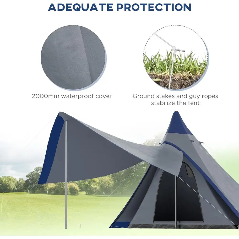 Teepee-Style Camping Tent