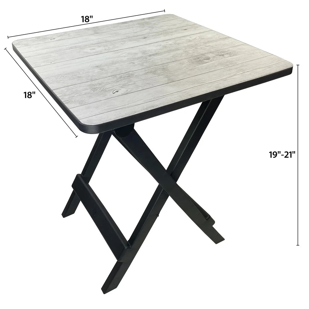 Adjustable Folding Camp Side Table