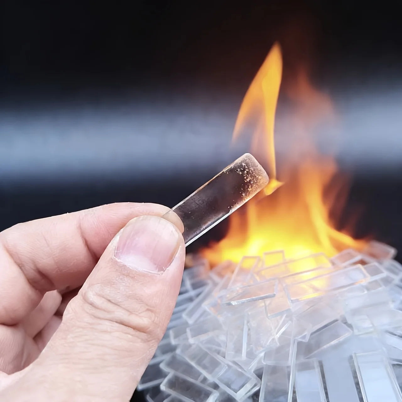 Fire Starter Sticks 60 Pcs Clear Waterproof Fast Long Burning 6 Minutes Portable Survival Outdoor Camping BBQ Hiking Wilderness