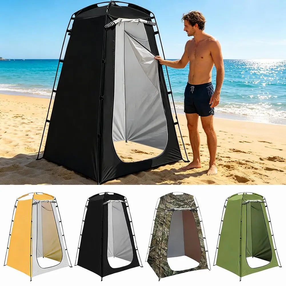 Portable Privacy Tent For Outdoor Shower Bathroom Camping Toilet Privacy Changing Room Easy Setup Lightweight Waterproof Shelter
