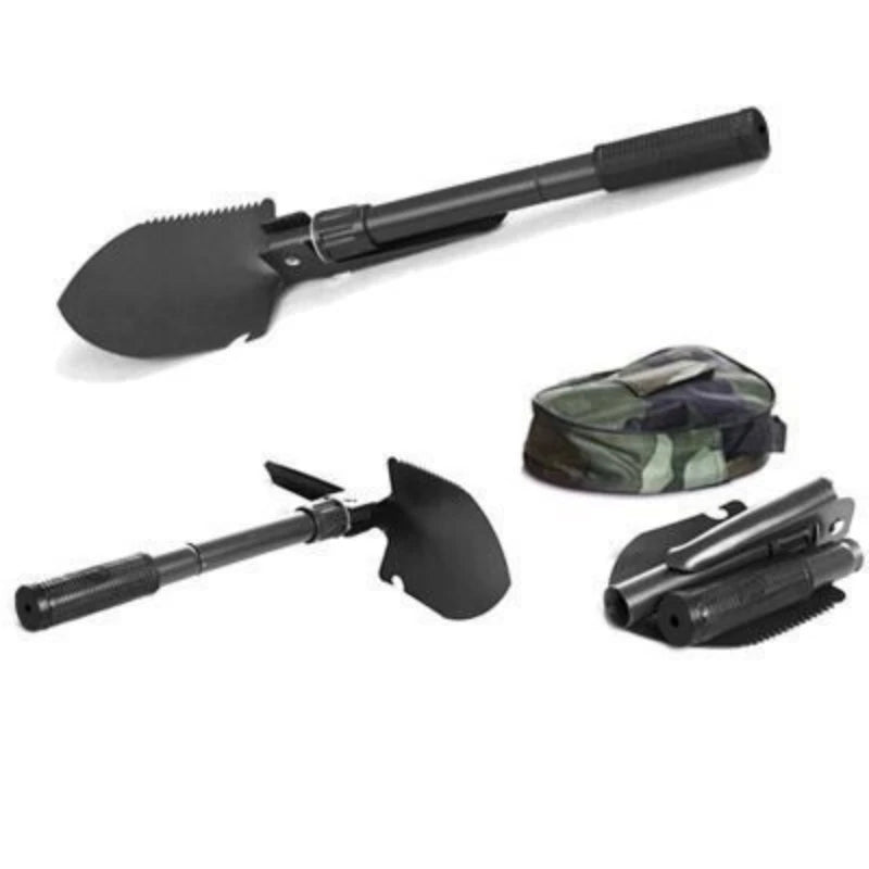 Survival equipment, camping engineer shovel, multi-functional outdoor hoe, military shovel, manganese steel thickened shovel