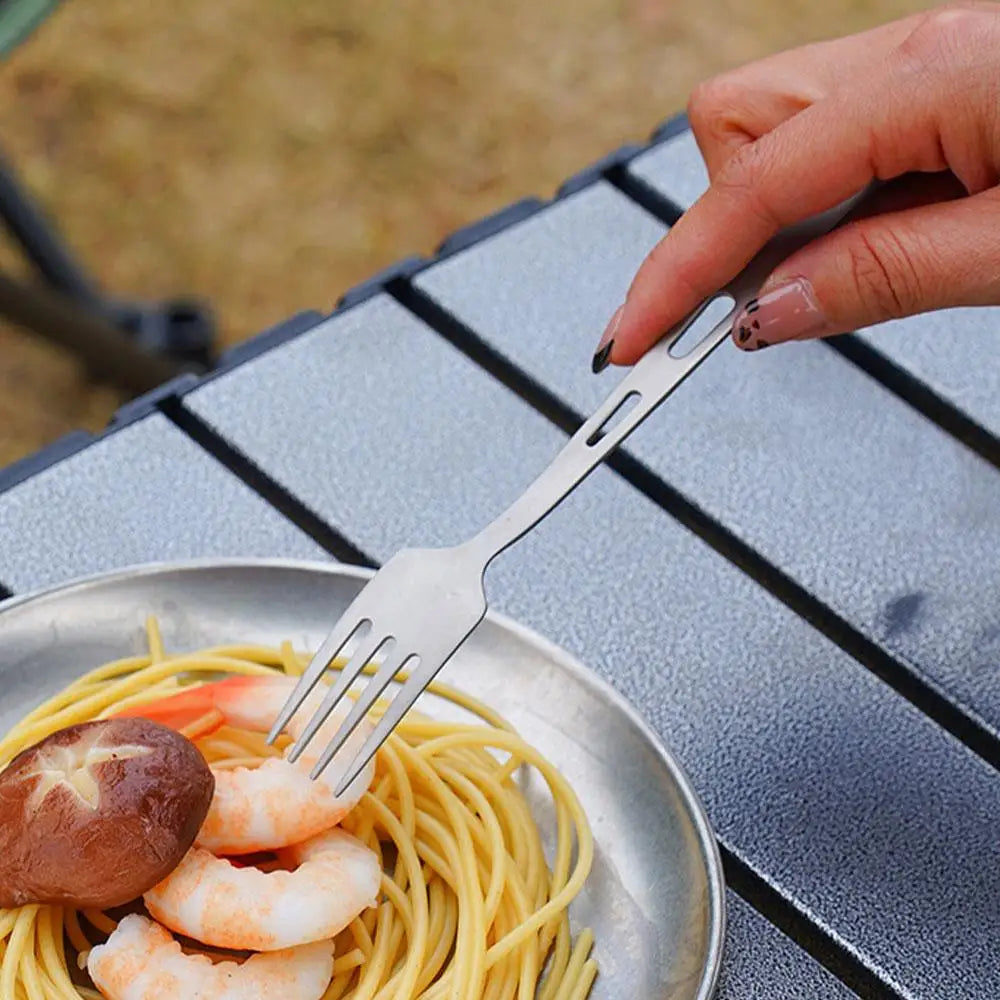 Travel Camping Utensils Set Lightweight Outdoor Survival Cutlery Spoon Knife Fork Chopsticks Durable Hiking Tableware