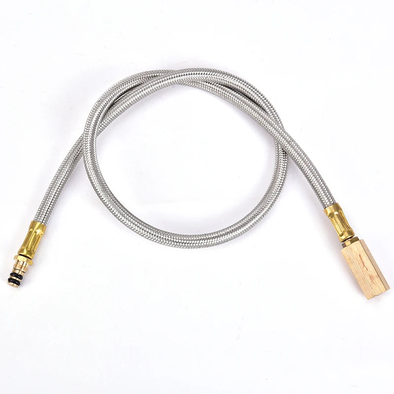 Cooking Stove Extension Tube 52cm Extend Tube Gas Stove Adapter Burner for Outdoor Camping Propane Cylinders Tank