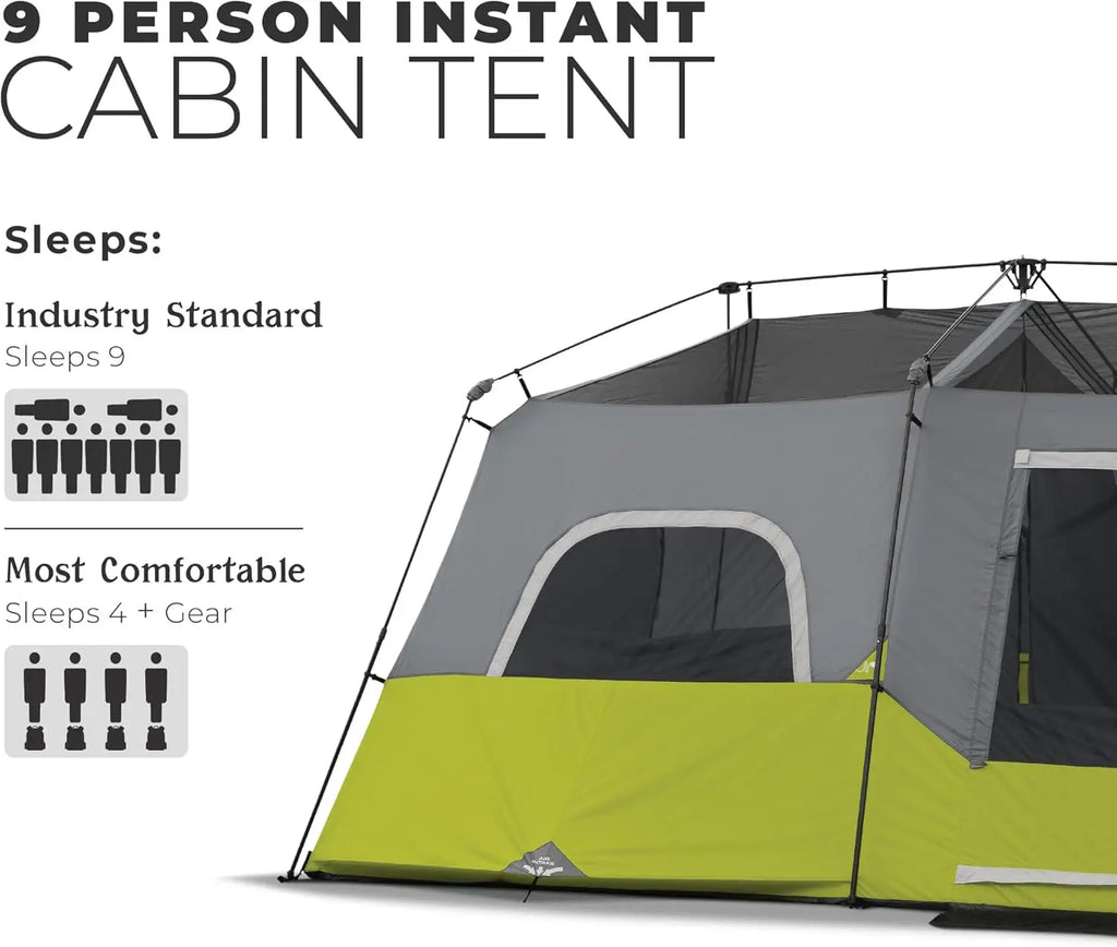 9-Person Instant Cabin Tent