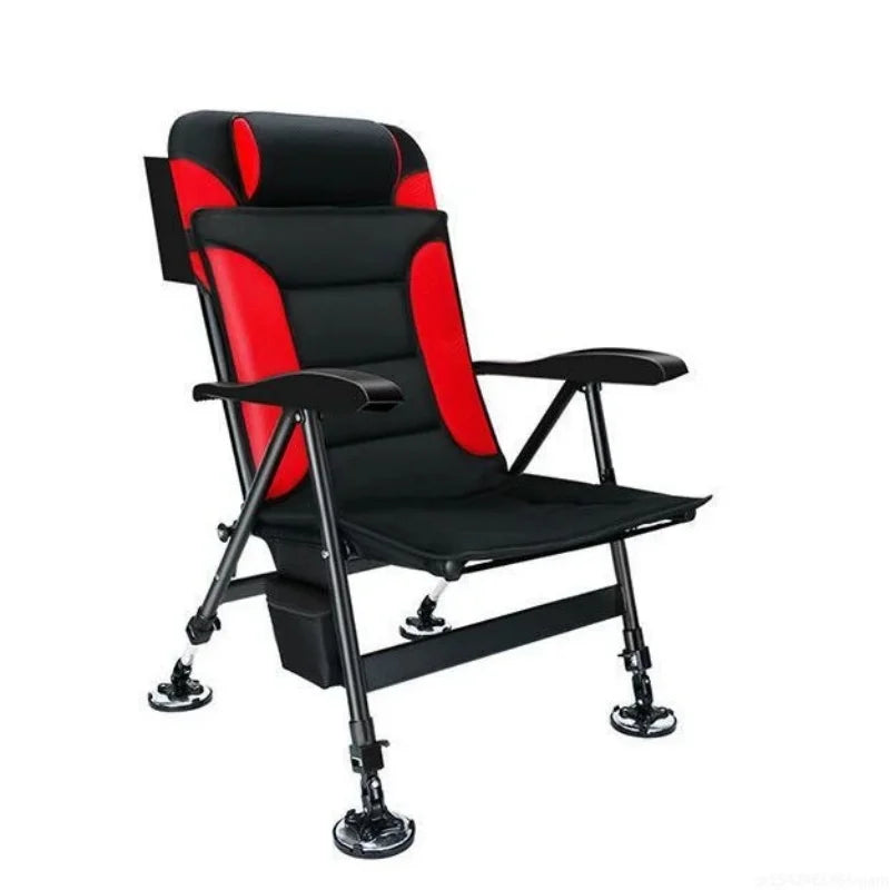 Premium Ultra Lightweight Retractable Portable Fishing Chair Adjustable Stool Folding Camping Chair Outdoor Fishing Equipment