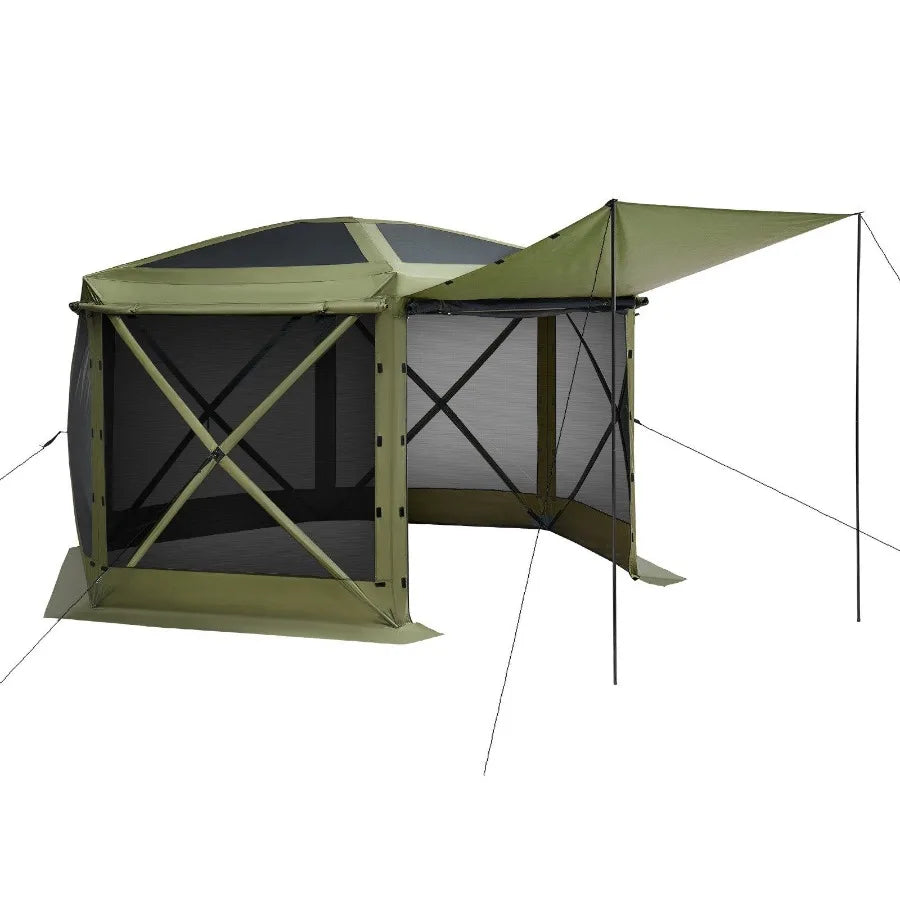 6-Sided Screen Gazebo Tent 12x12