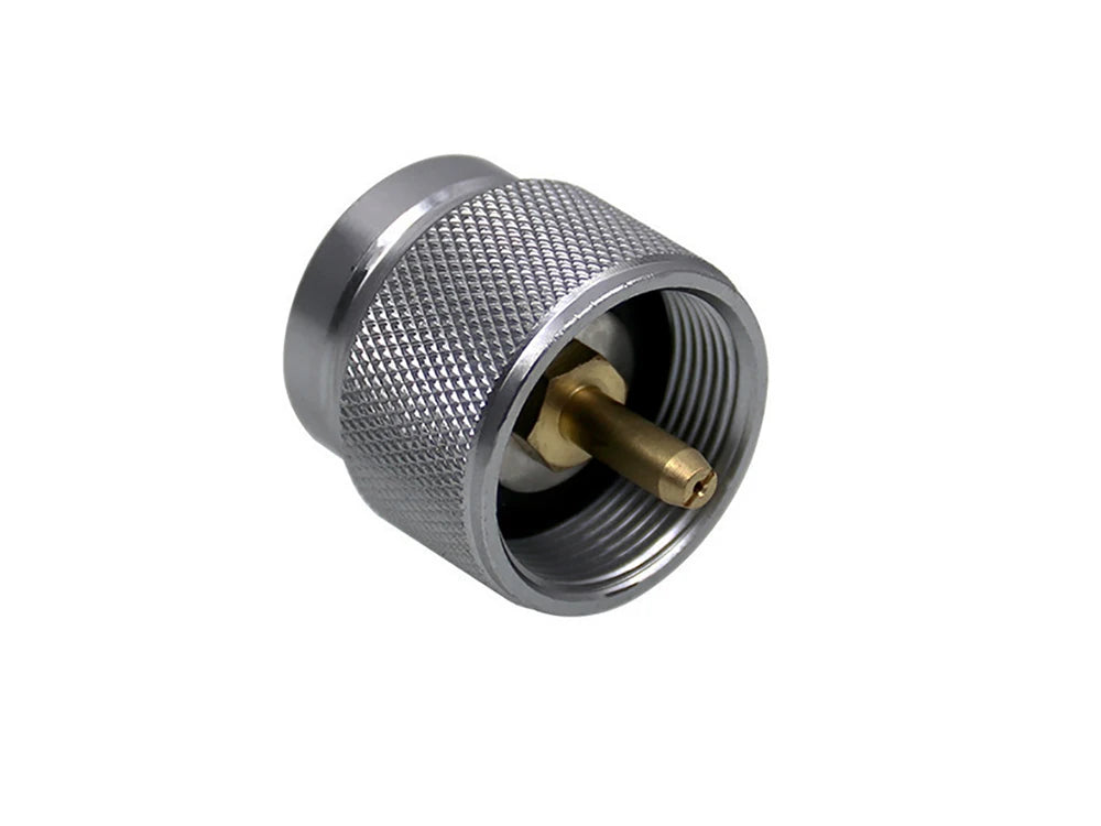 Gas Canister Extension Hose with Control Valve 100cm Stainless Steel Braided Tube with Mapp Gas Adaptor for Camping Stove