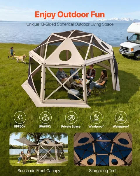 15x15 Pop-Up Screen Gazebo Tent