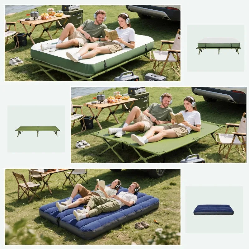 2-Person Tent Cot with Air Mattress
