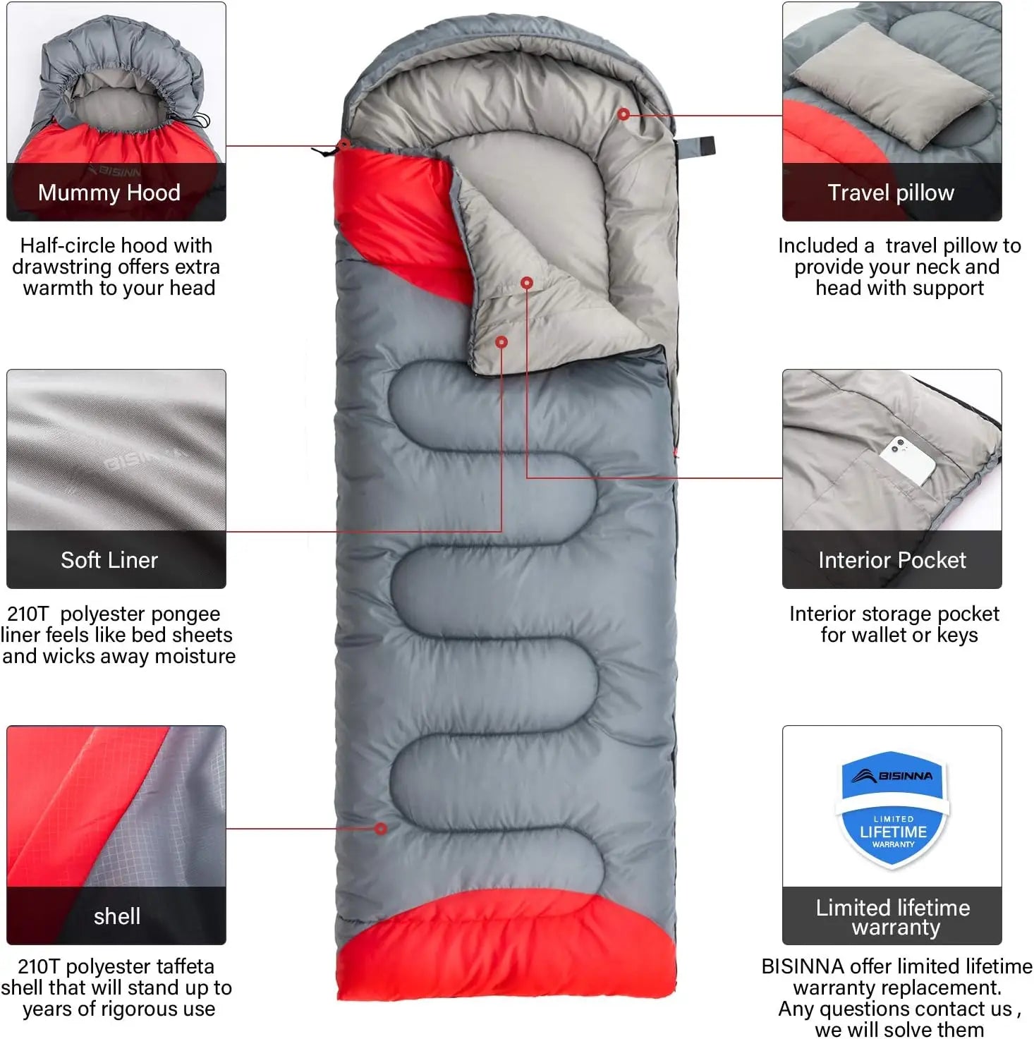 4-Season Waterproof Sleeping Bag
