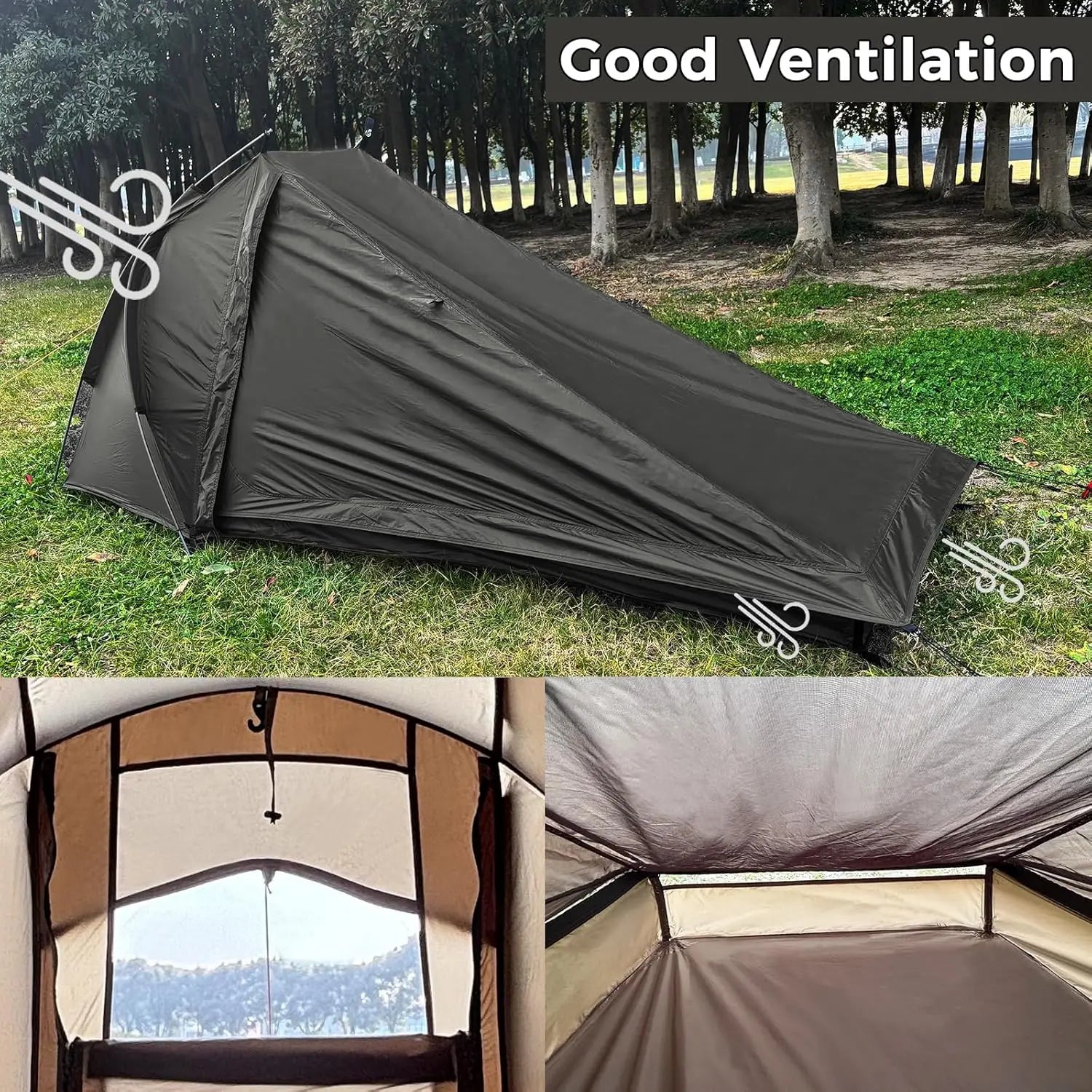 Ultralight 1-Person Backpacking Tent