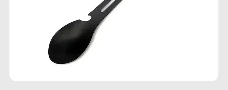 Camping Utensils Set Stainless Steel Outdoor Survival Gear 5 in 1 Tableware Travel Hiking Cutlery Fork Spoon Opener