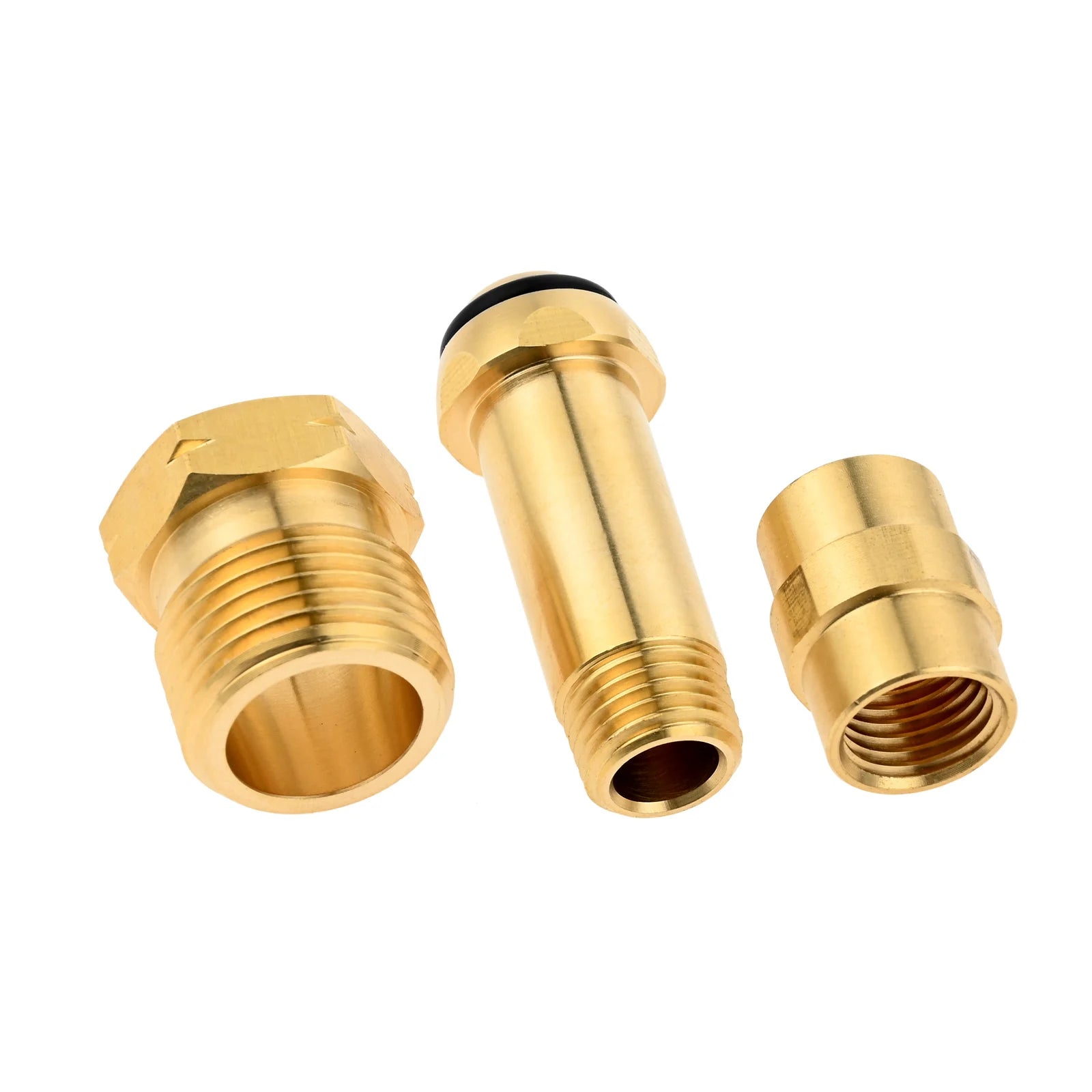 1/4"NPT Propane Extension Hose Kit- Soft Nose POL Propane Gas Fitting LP 1/4" NPT Male & Female Coupler 5FT High Pressure Hose