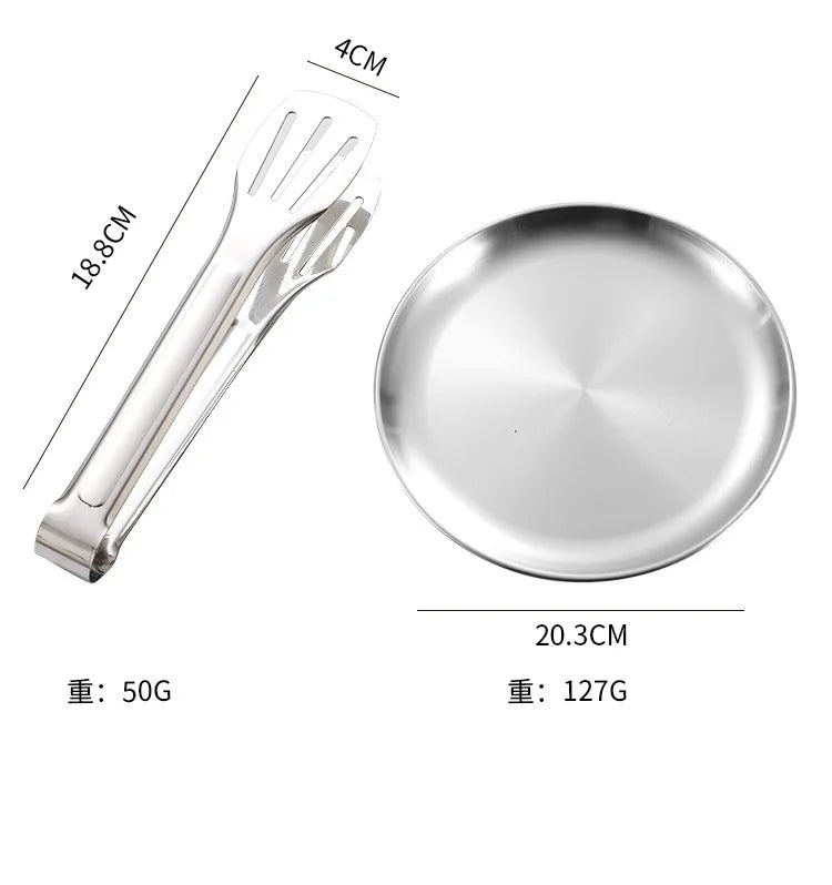 Ultimate Camping Tableware Set with Bag Portable Cutlery Kit for Outdoors Camping Utensils Including Steak Knives,Forks,Spoons