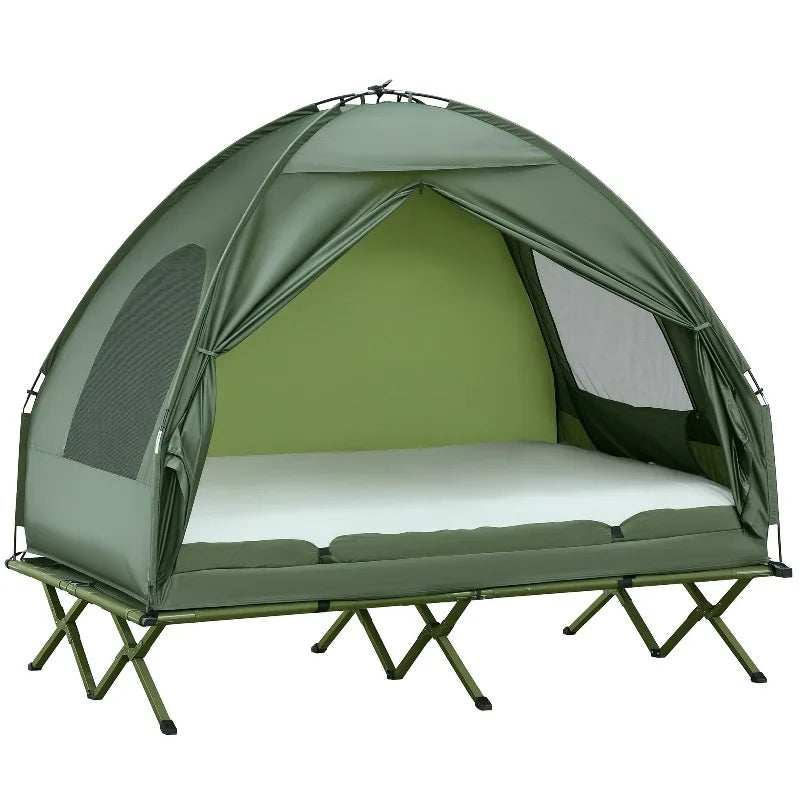 2-Person Tent Cot with Air Mattress