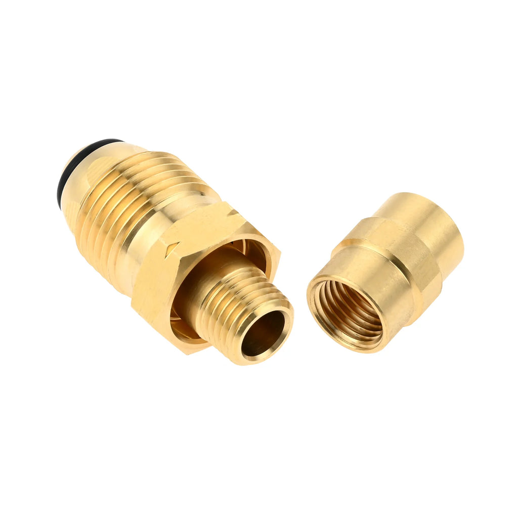 1/4"NPT Propane Extension Hose Kit- Soft Nose POL Propane Gas Fitting LP 1/4" NPT Male & Female Coupler 5FT High Pressure Hose