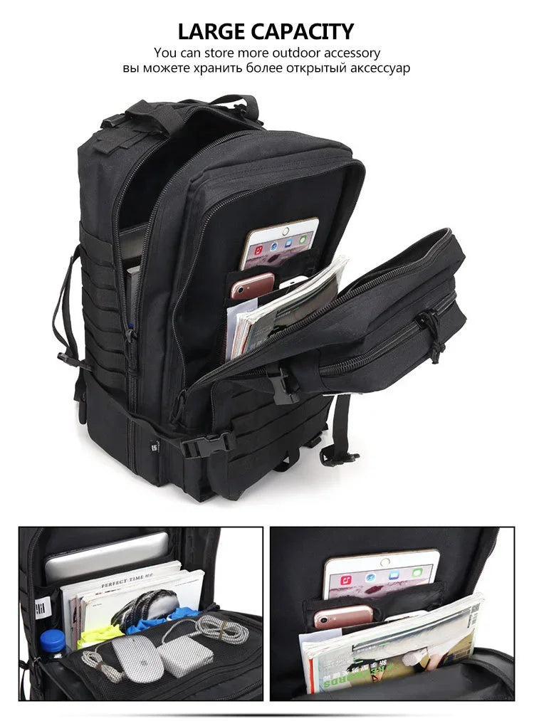 30/50L Tactical Backpacks Man Traveling Bags Survival Outdoor 3P Assault Pack EDC Molle Pack hiking Trekking Hunting Bag