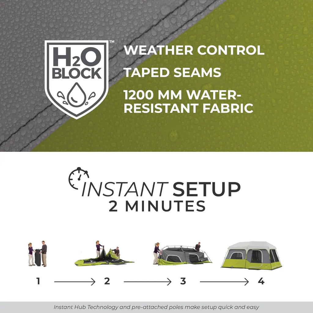 9-Person Instant Cabin Tent