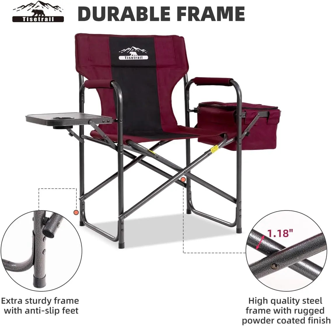Director’s Chair with Cooler & Tray
