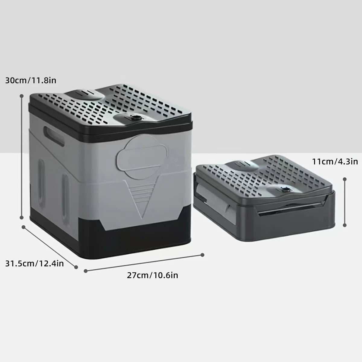 Portable Camping Toilet Foldable Camping Travel Toilet Collapsible Portable Potty for Camping Road Trips Emergency Car Use