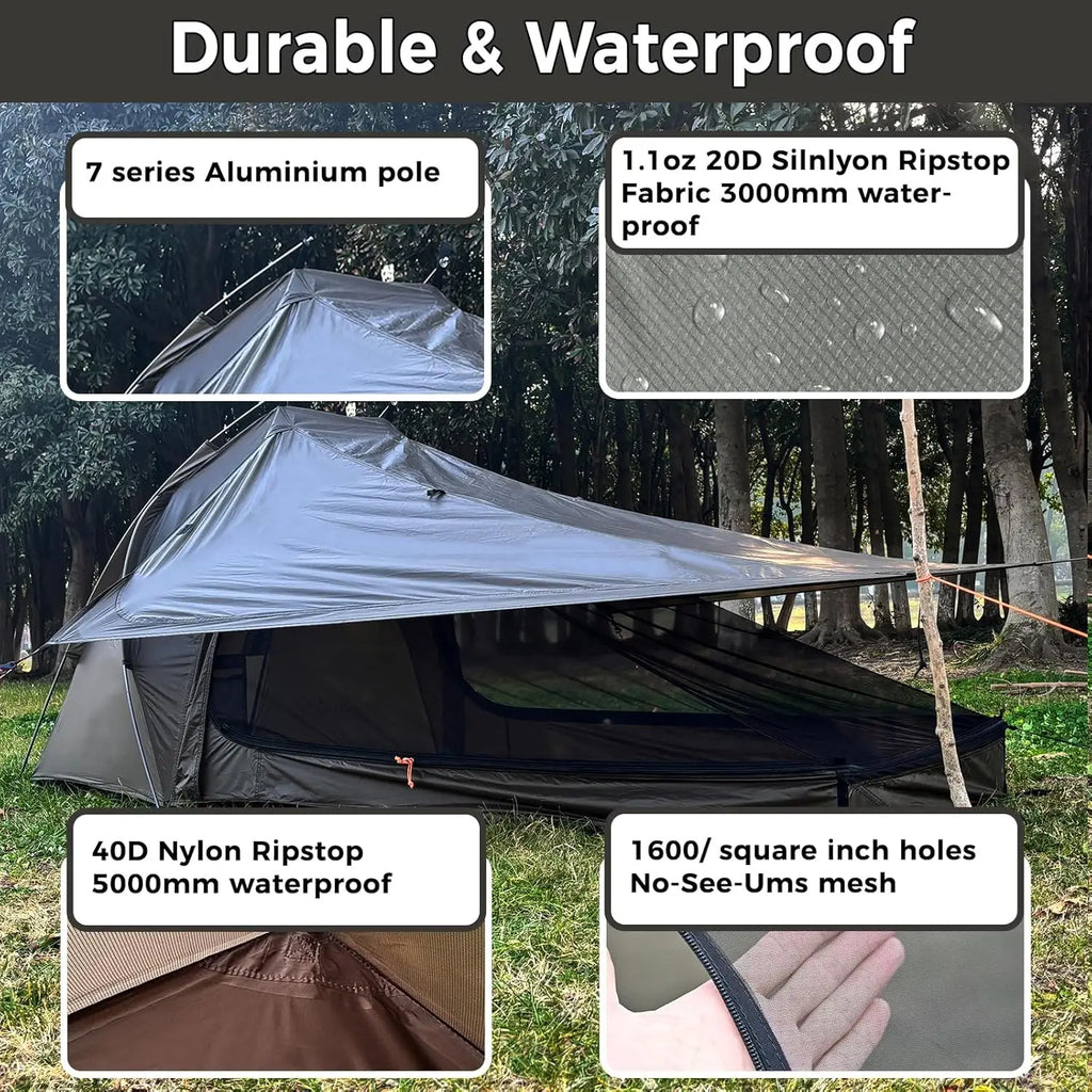Ultralight 1-Person Backpacking Tent