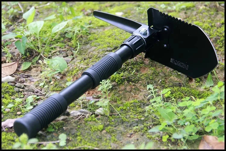 Survival equipment, camping engineer shovel, multi-functional outdoor hoe, military shovel, manganese steel thickened shovel