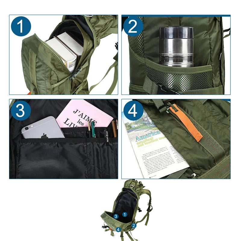 LQARMY 20L Lightweight Hiking Backpack