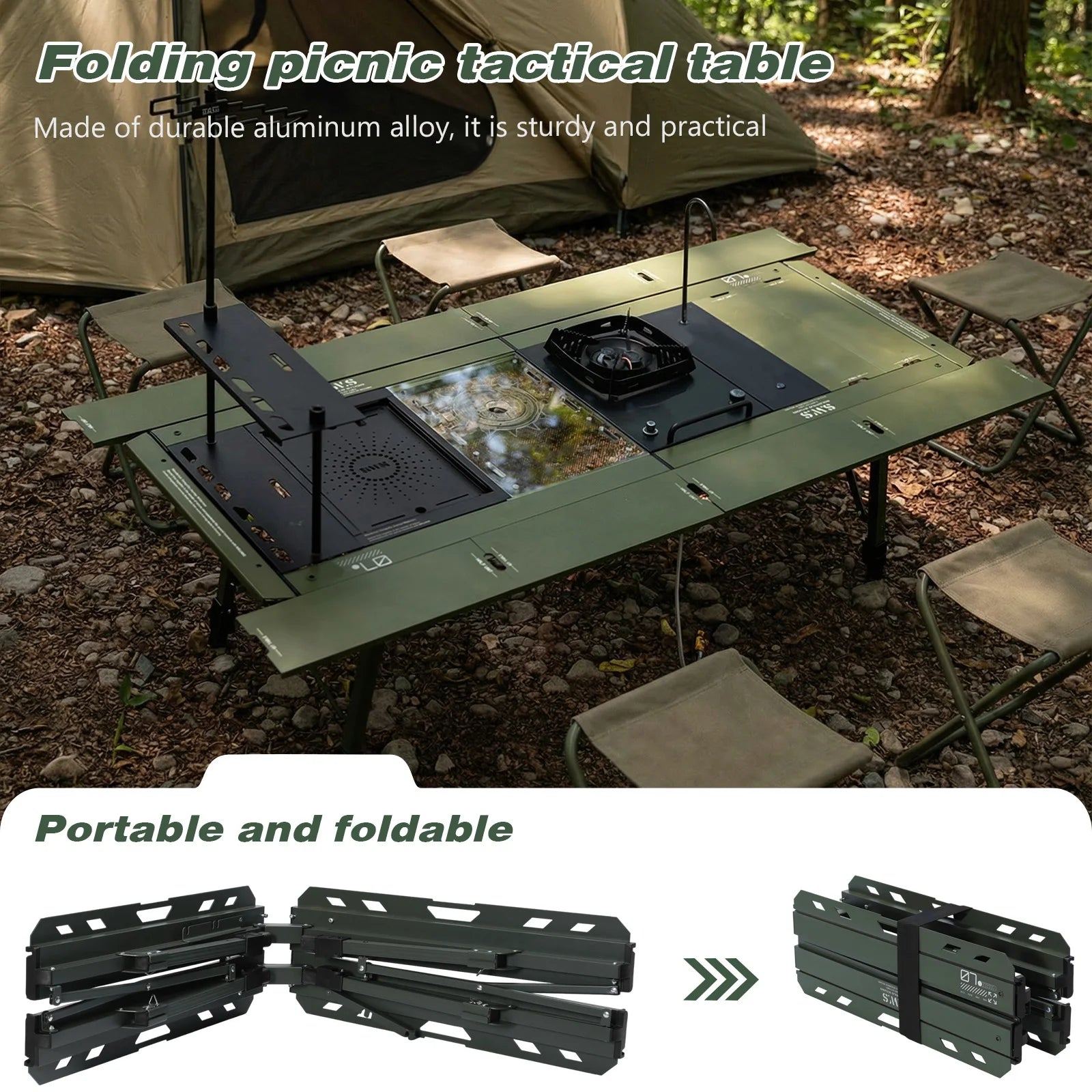 Folding Camping Table (120KG)