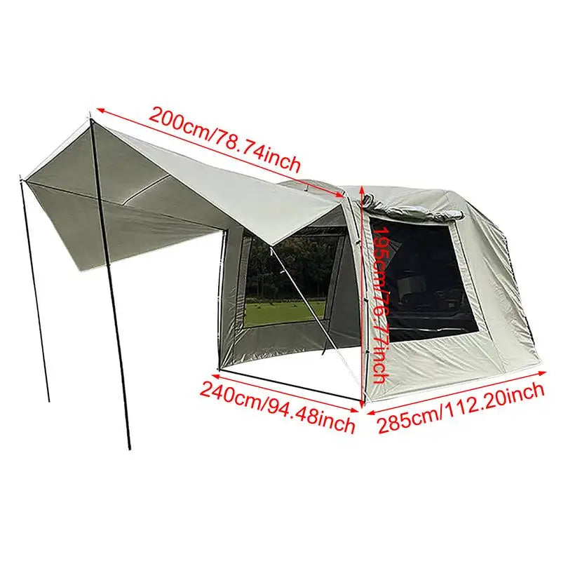 5–6 Person Car Tailgate Tent