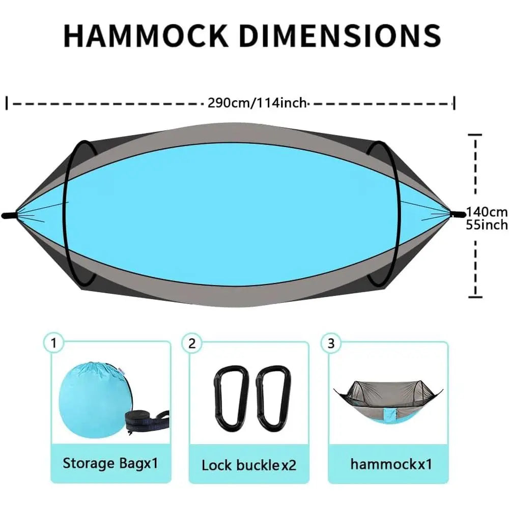 Camping Hammock with Mosquito Net