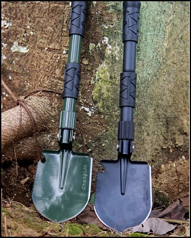 Survival equipment, camping engineer shovel, multi-functional outdoor hoe, military shovel, manganese steel thickened shovel