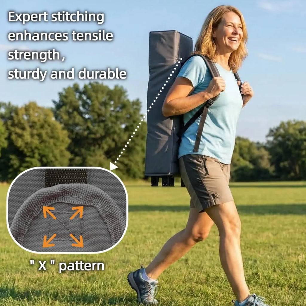 Oversized Camping Chair with Canopy