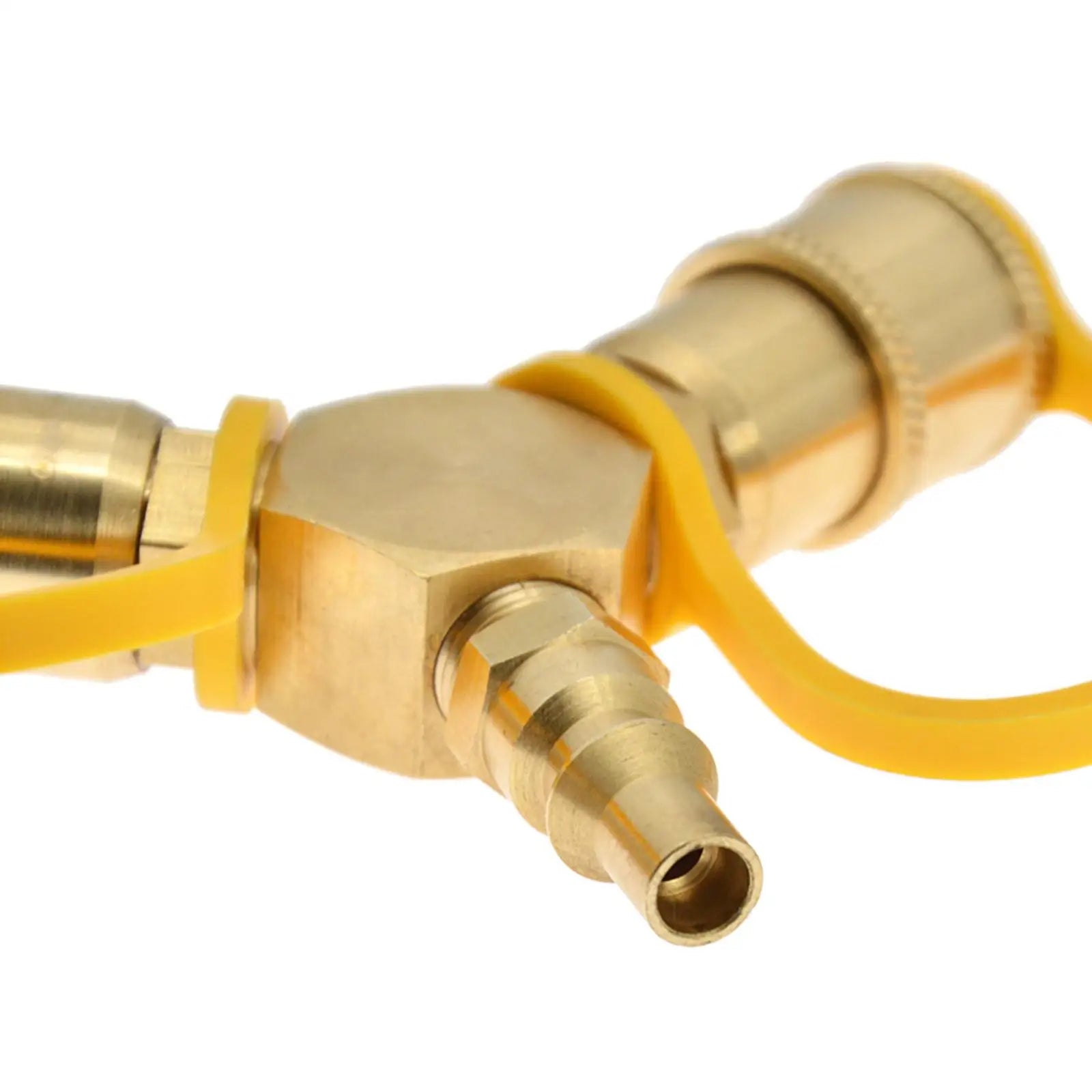 RV Propane Y Splitter 1/4in Quick Connect or Disconnect Quick Connector Gas Tank Connection Adapter for Camper Grill RV Trailer