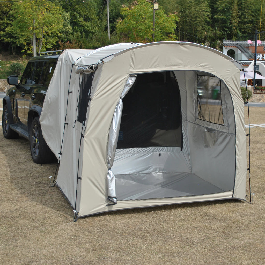 Car Rear Rest Tent Long-distance Driver's Tent 2/3 Person Car Tent, SUV Tailgate Tent, Car Hatchback Tent with Screen Window