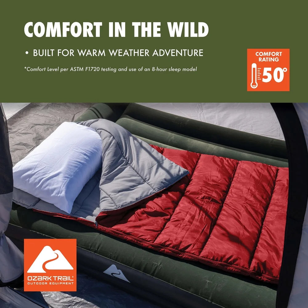 50°F Lightweight Travel Sleeping Bag