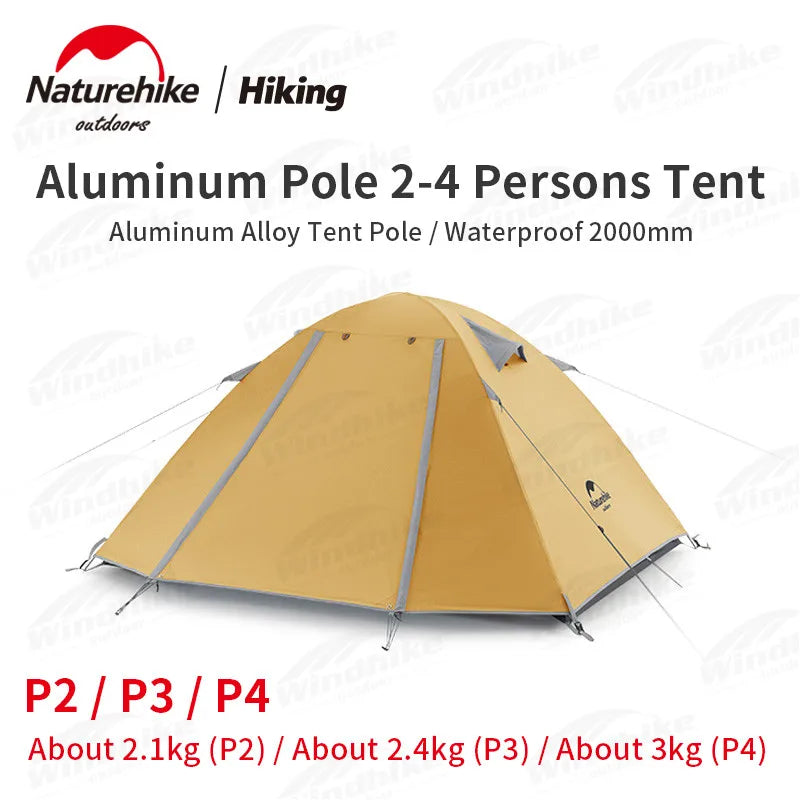 Naturehike 2–3 Person Camping Tent