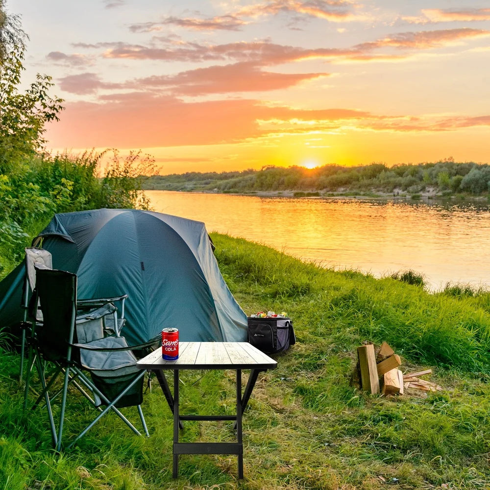 Adjustable Folding Camp Side Table