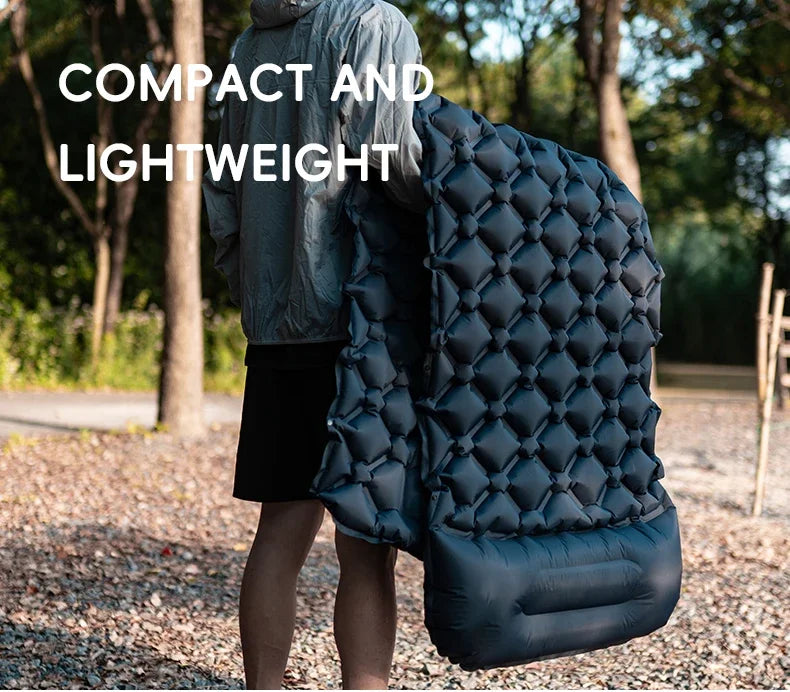 TARKA Inflatable Camping Mats Air Mattress With Pillow Outdoor Tourist Sleeping Pad Self-Inflating Mattress For Hiking Climbing