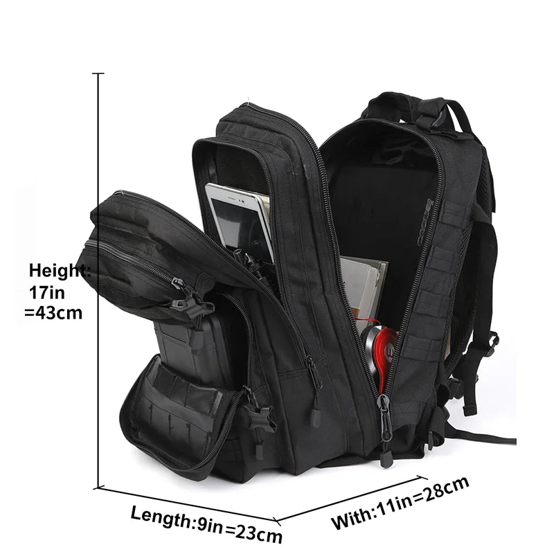 LQARMY 30L Waterproof Tactical Backpack